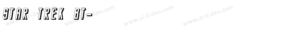 Star Trek BT字体转换